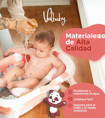 Bañera Plegable Bebé - Rosa