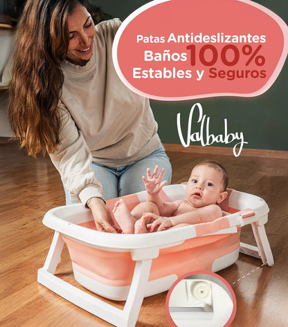 Bañera Plegable Bebé - Rosa