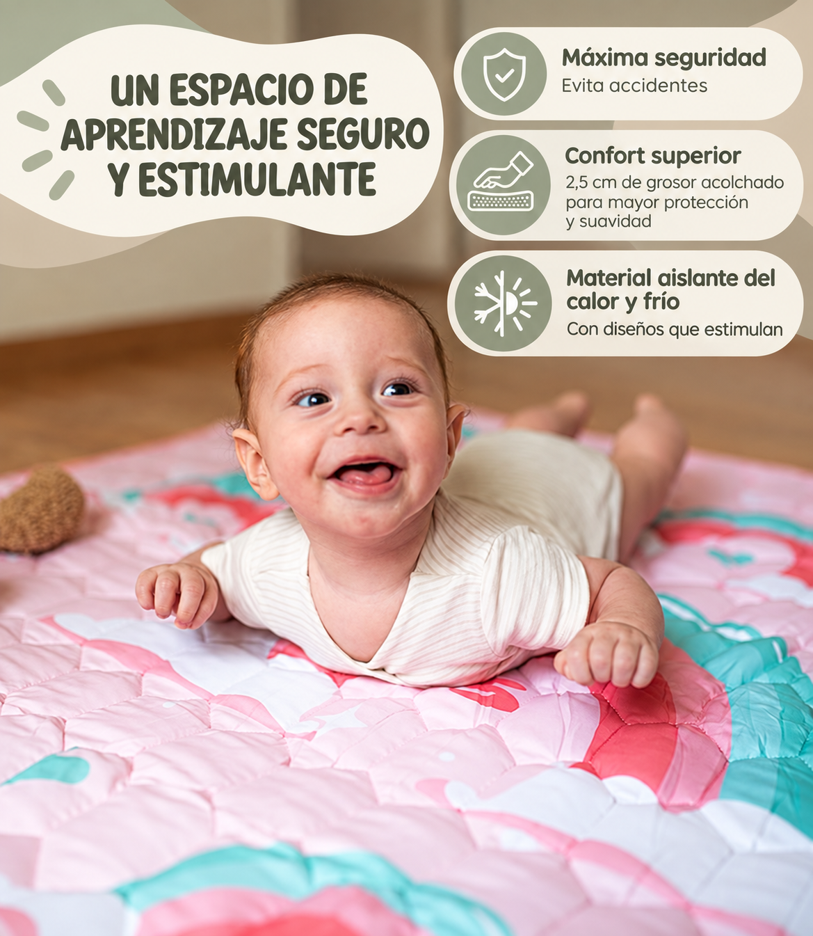 Alfombra Infantil - Arcoiris