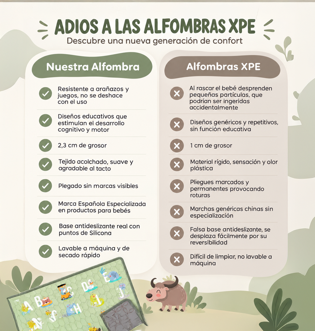 Alfombra Infantil - ABC Animales