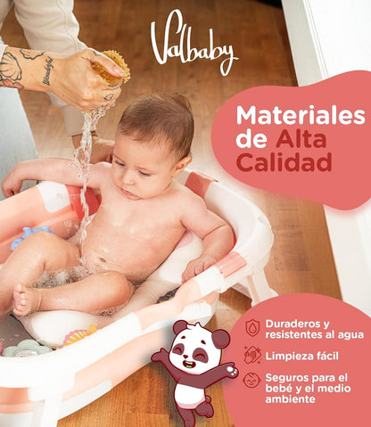 Bañera Plegable Bebé - Rosa