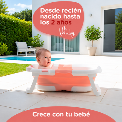 Bañera Plegable Bebé - Rosa