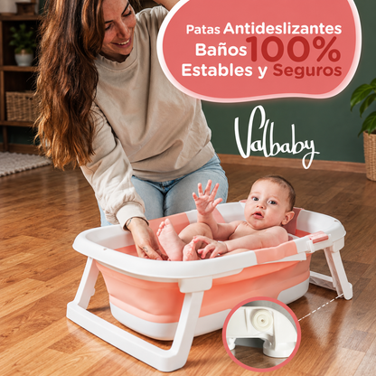 Bañera Plegable Bebé - Rosa