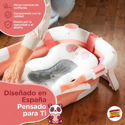 Bañera Plegable Bebé - Rosa