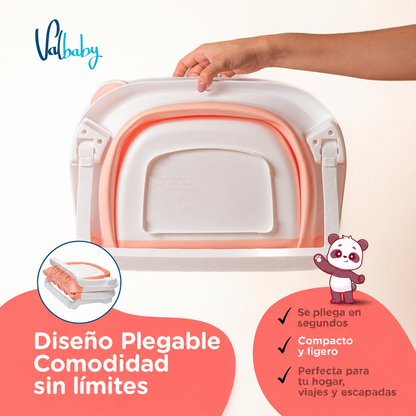 Bañera Plegable Bebé - Rosa