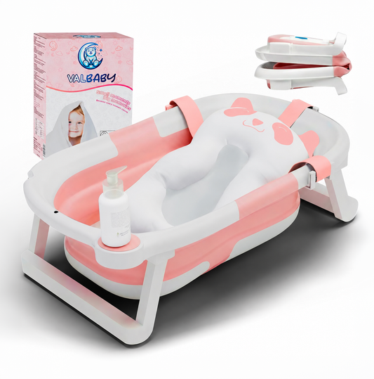 Bañera Plegable Bebé - Rosa
